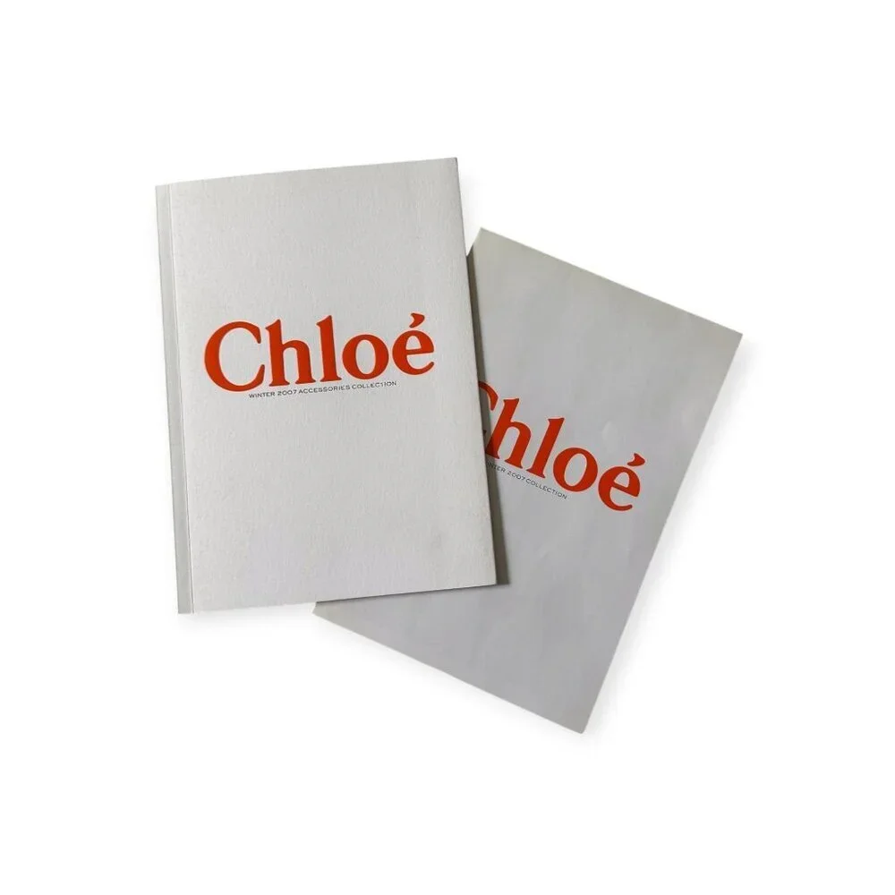 Rare Chloé Winter 2007 Accessories Catalog + Fall 2007 Runway Sheet
